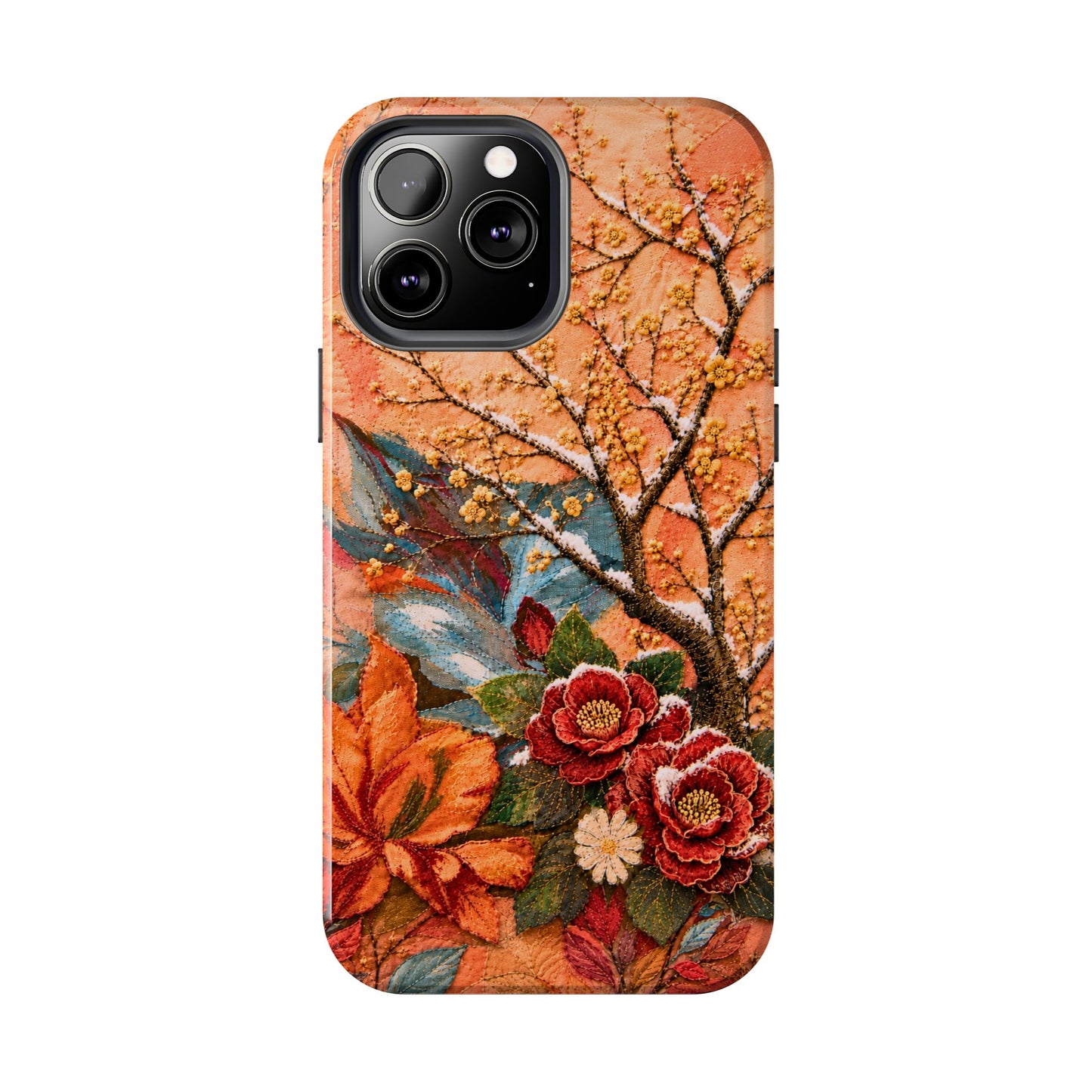A Flower in Winter - Floral Vintage Tough Phone Case
