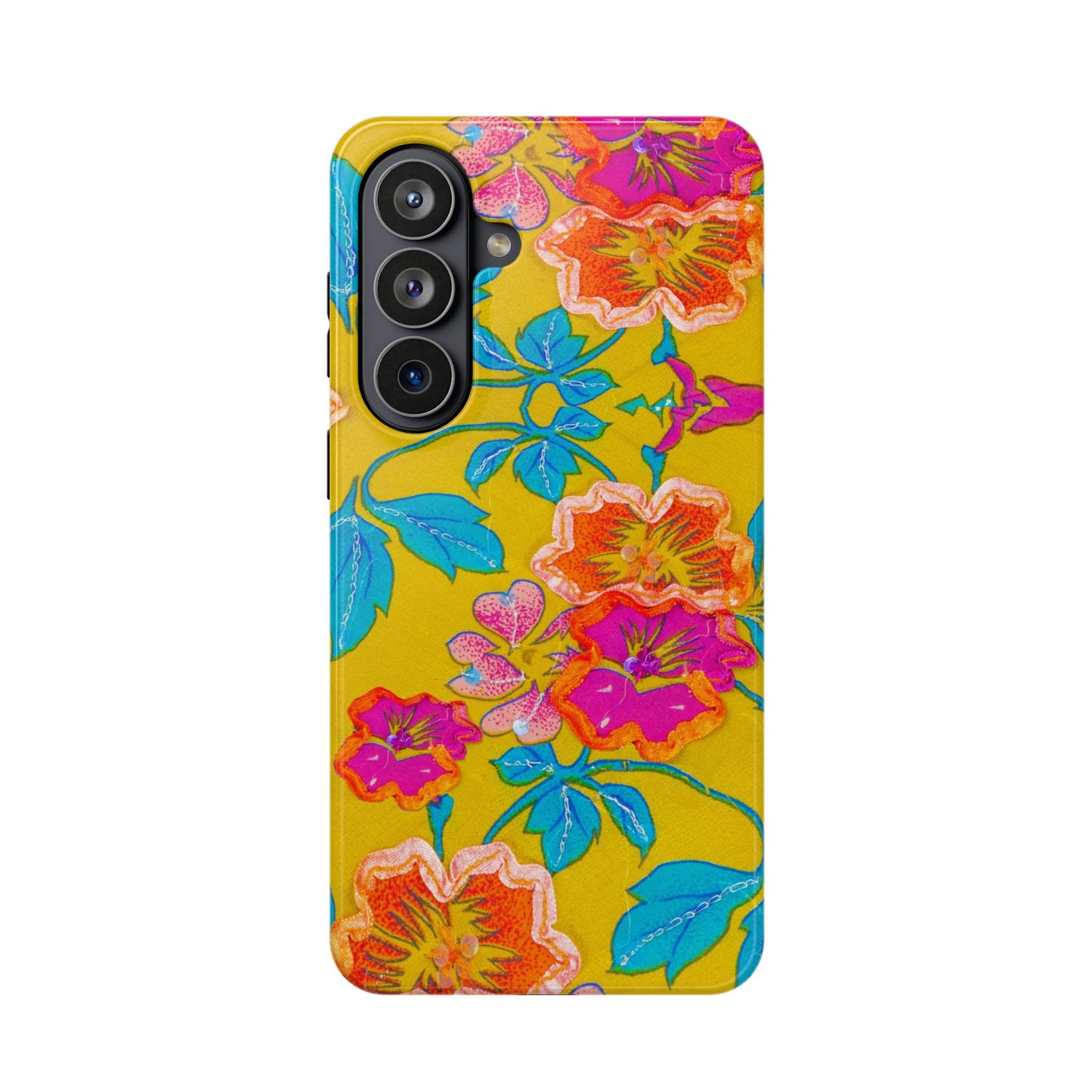Golden Garden Bloom Magnetic Phone Case — Samsung Galaxy 26