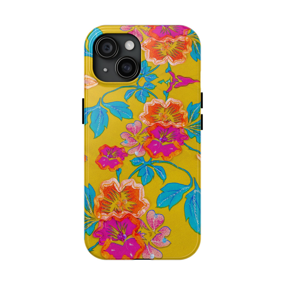Golden Garden Bloom Tough Phone Cases