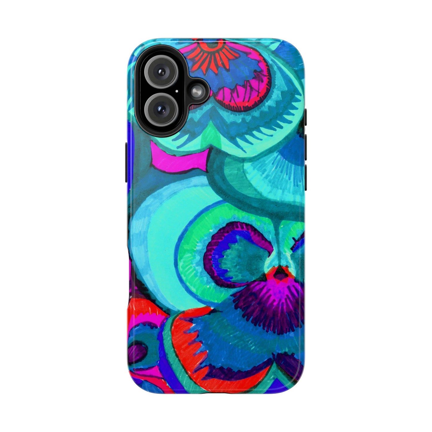 Vibrant Floral Tough Phone Cases