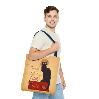 Art Nouveau: The Chat Noir (Black Cat) Tote Bag