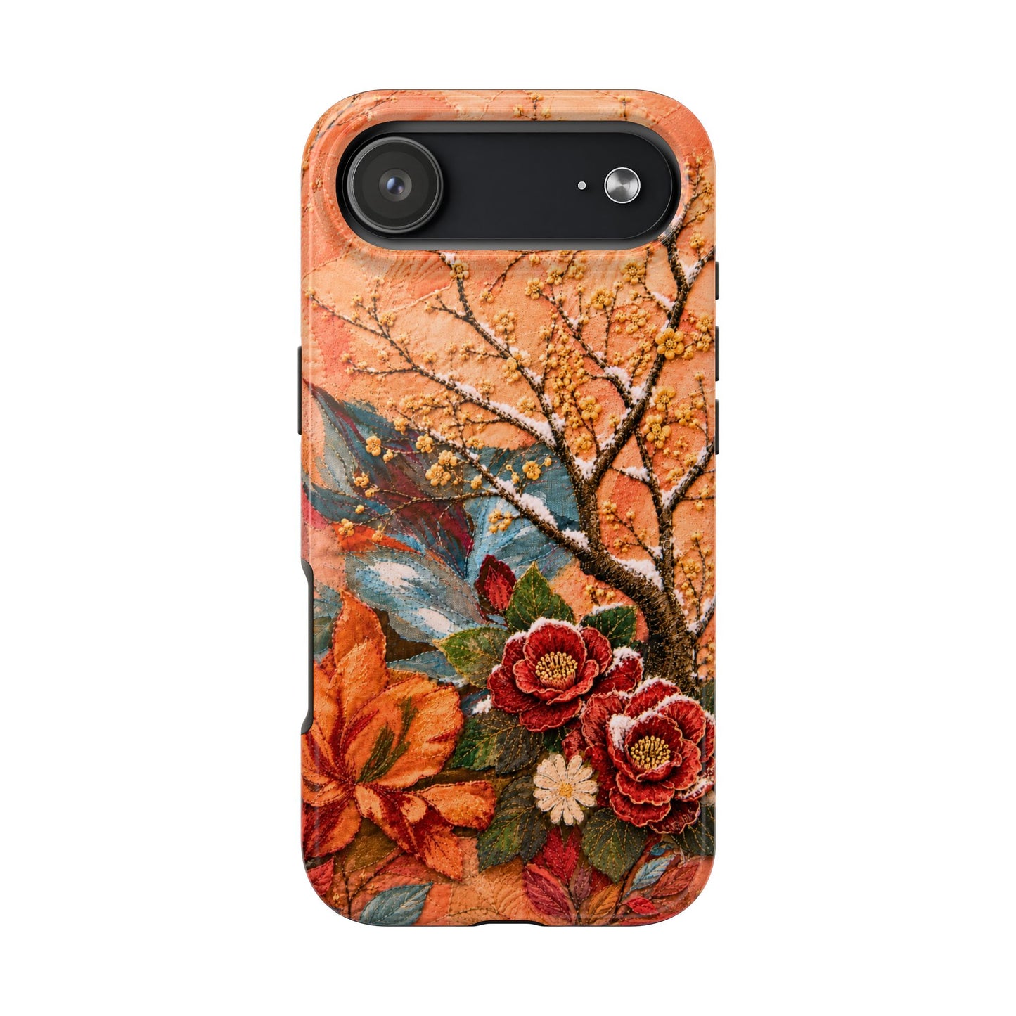 A Flower in Winter - Floral Vintage Tough Phone Case