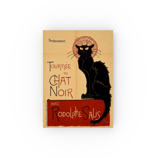 Art Nouveau: The Chat Noir (Black Cat) Hardcover Journal
