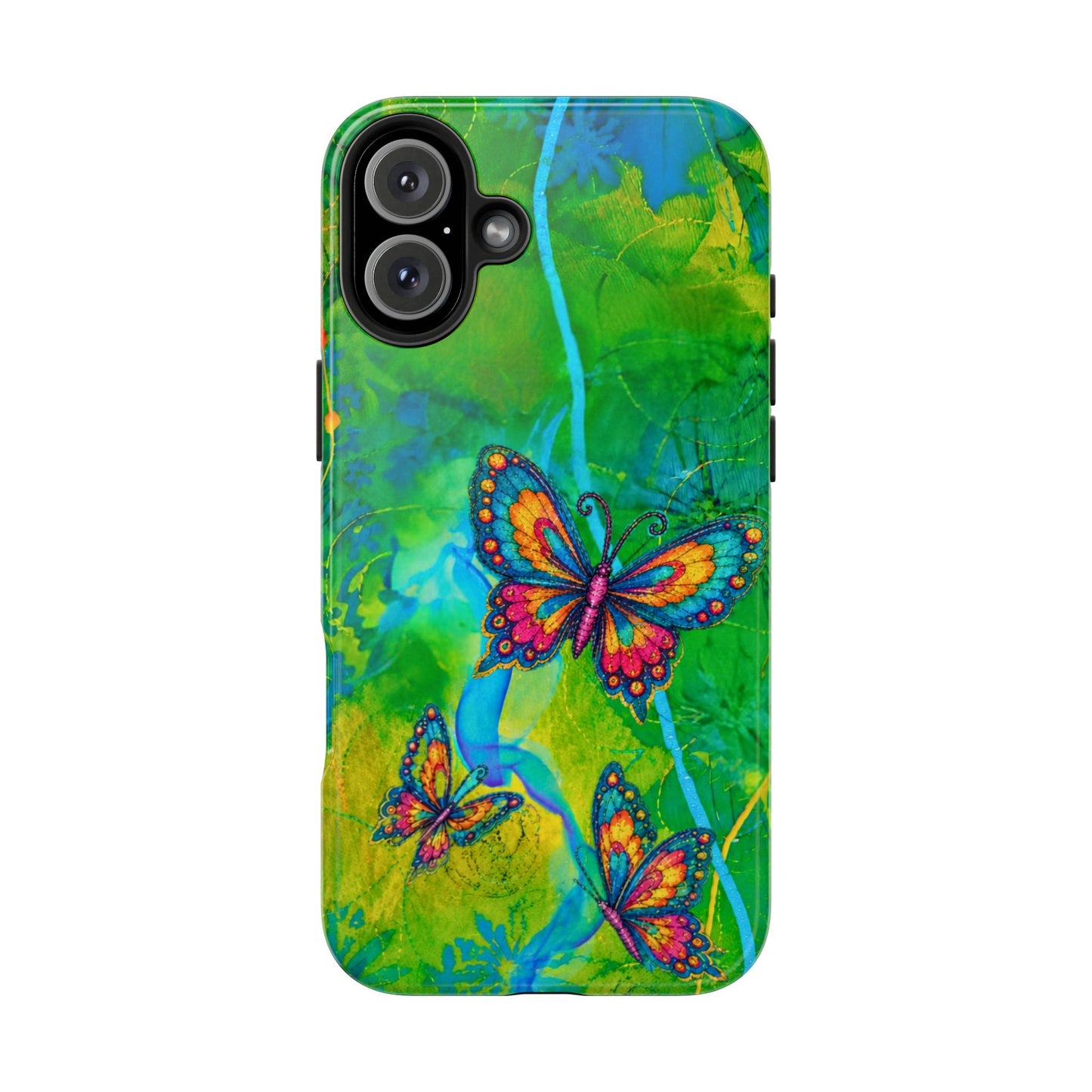 Morning Meditation - Butterfly Garden Tough Phone Case