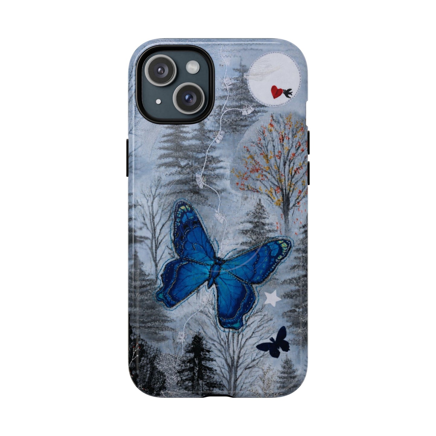 Blue Butterfly MagSafe Phone Cases