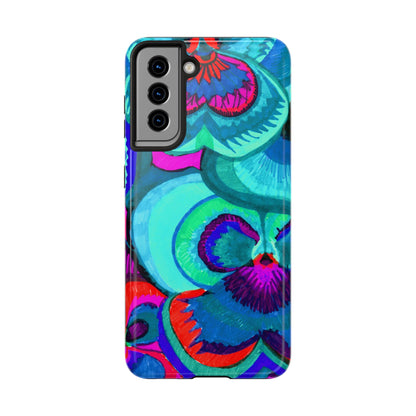 Vibrant Floral Tough Phone Cases