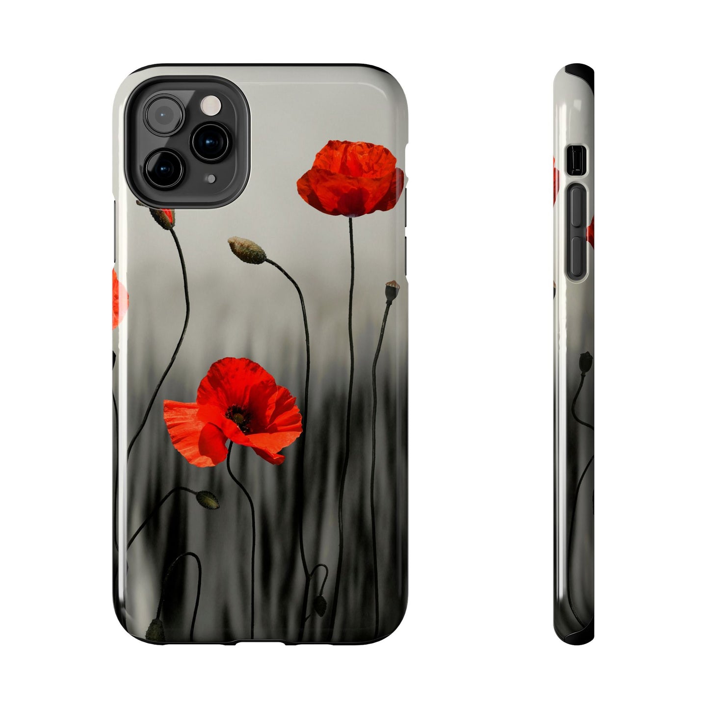 Poppy Modern Art Tough Phone Cases