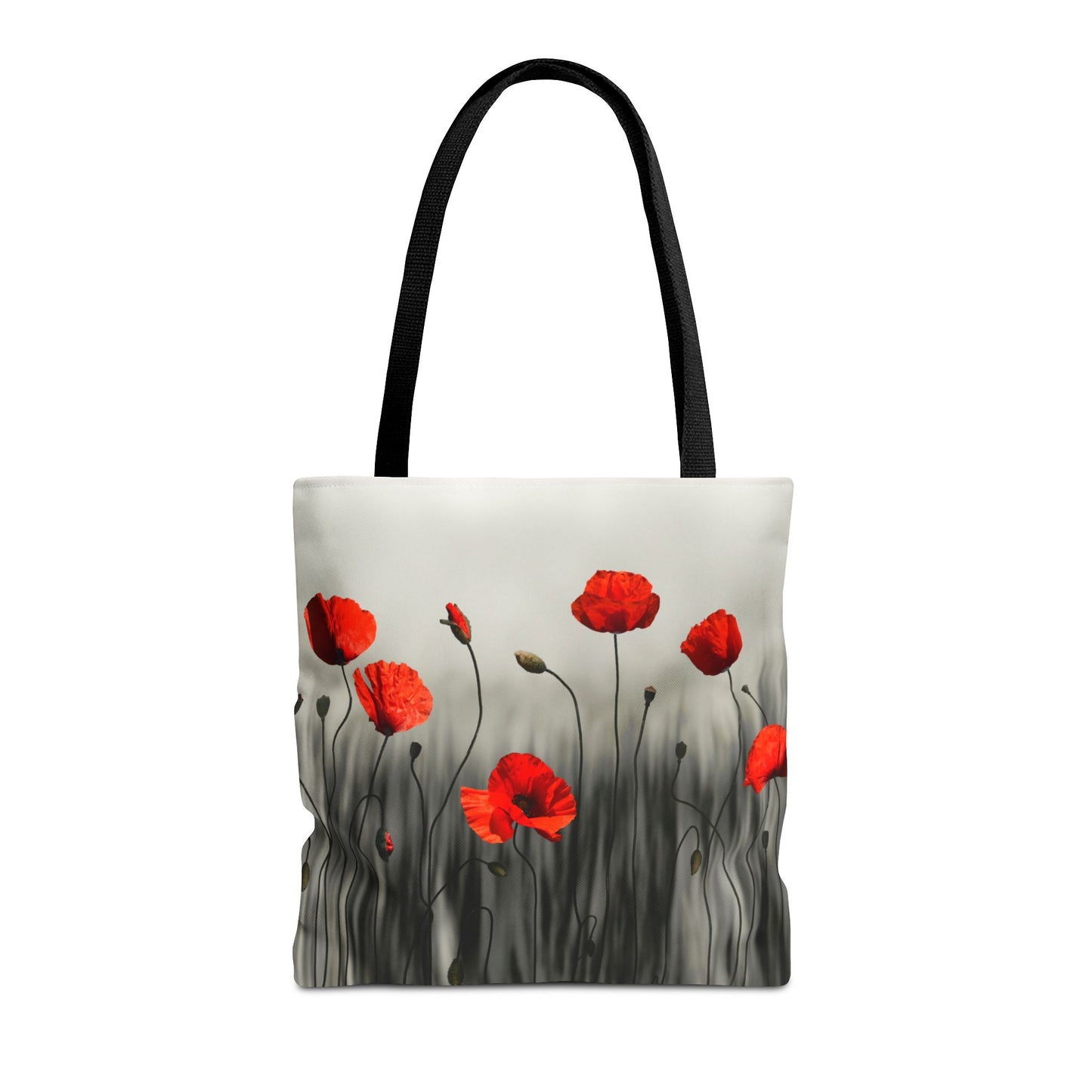 Poppy Modern Art Tote Bag