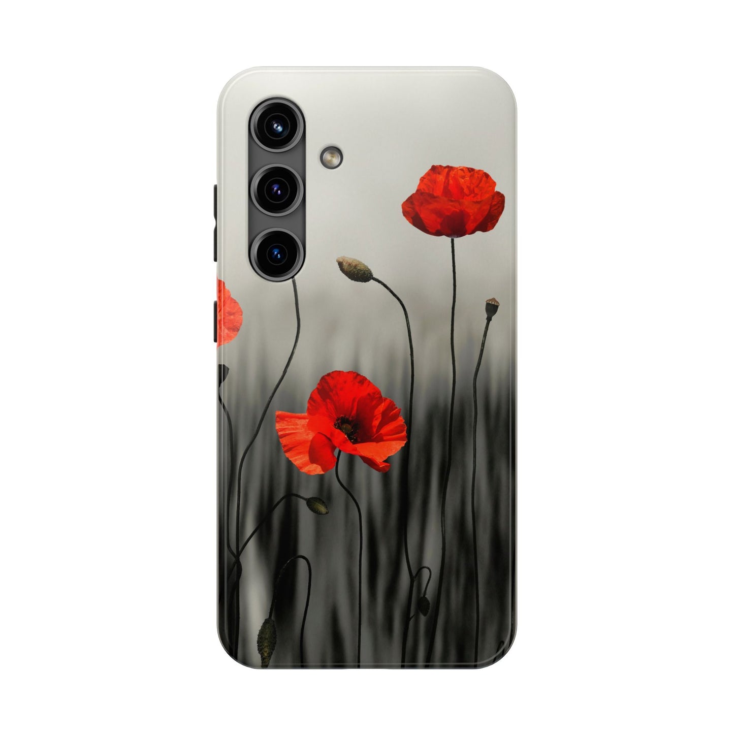 Poppy Modern Art Tough Phone Cases