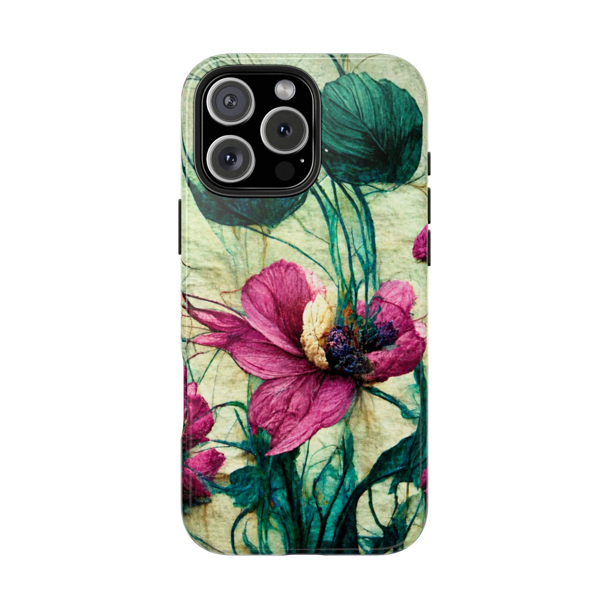 Patty's Plum Oriental Poppy Tough Phone Cases