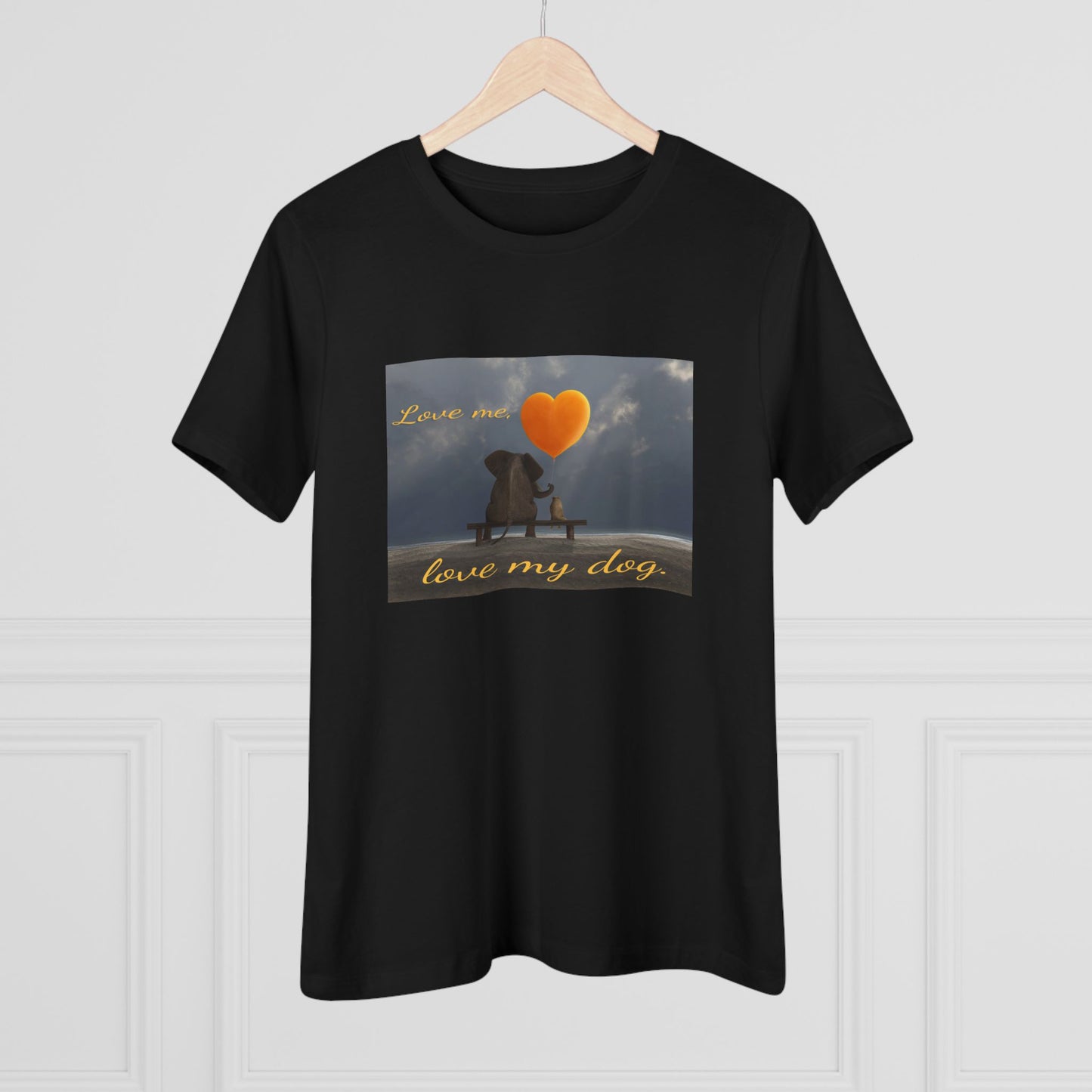 Love Me, Love My Dog - Women's Cotton Tee