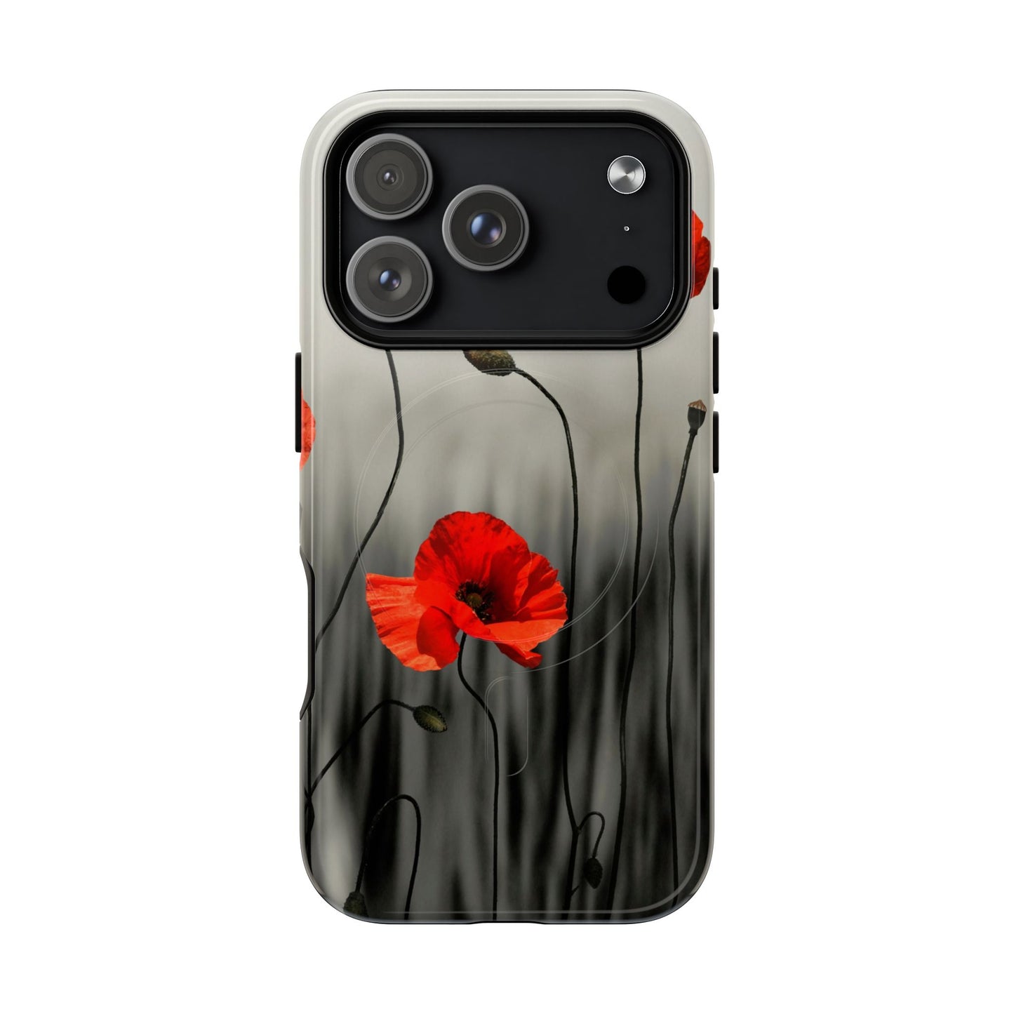 Poppy Modern Art MagSafe Phone Cases