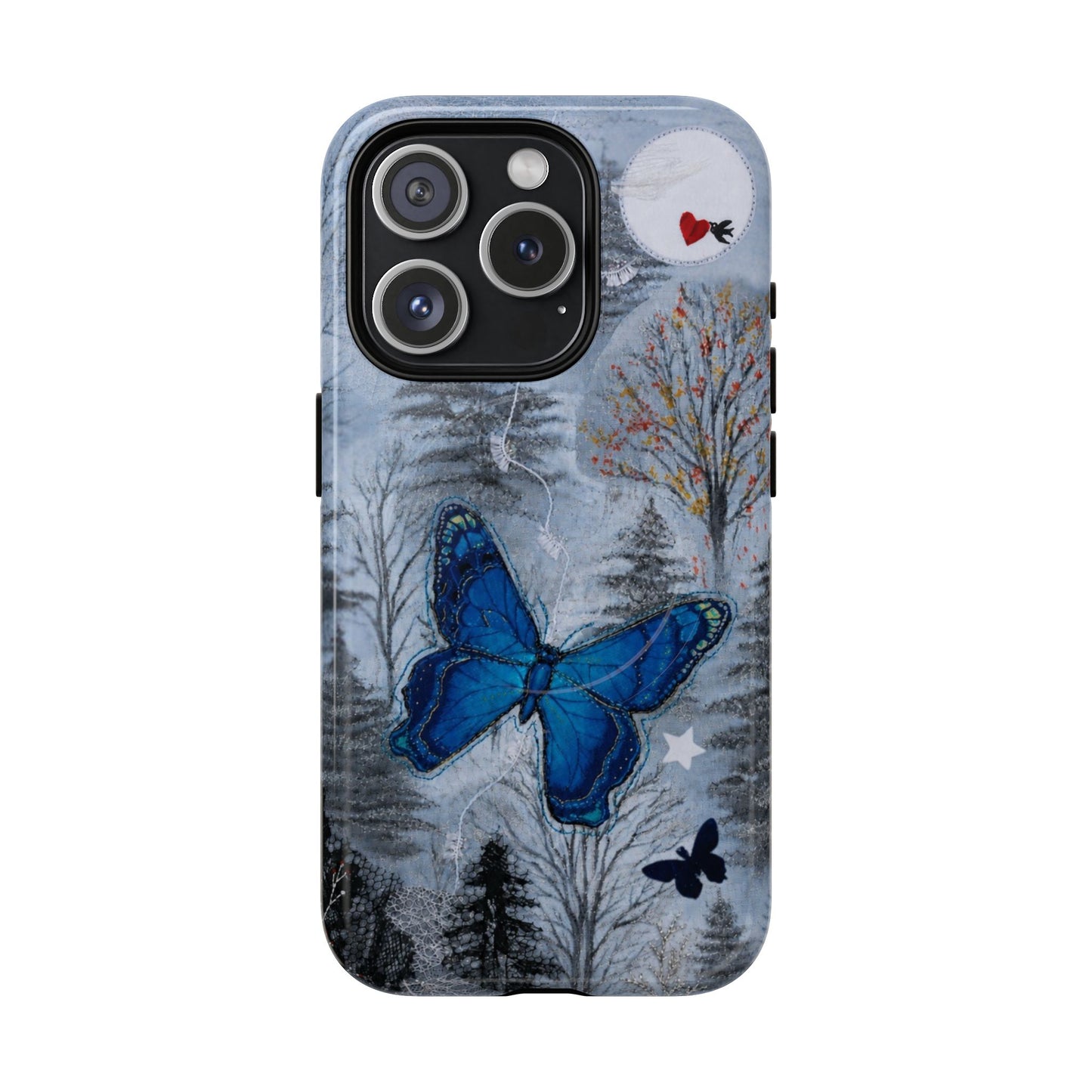 Blue Butterfly MagSafe Phone Cases