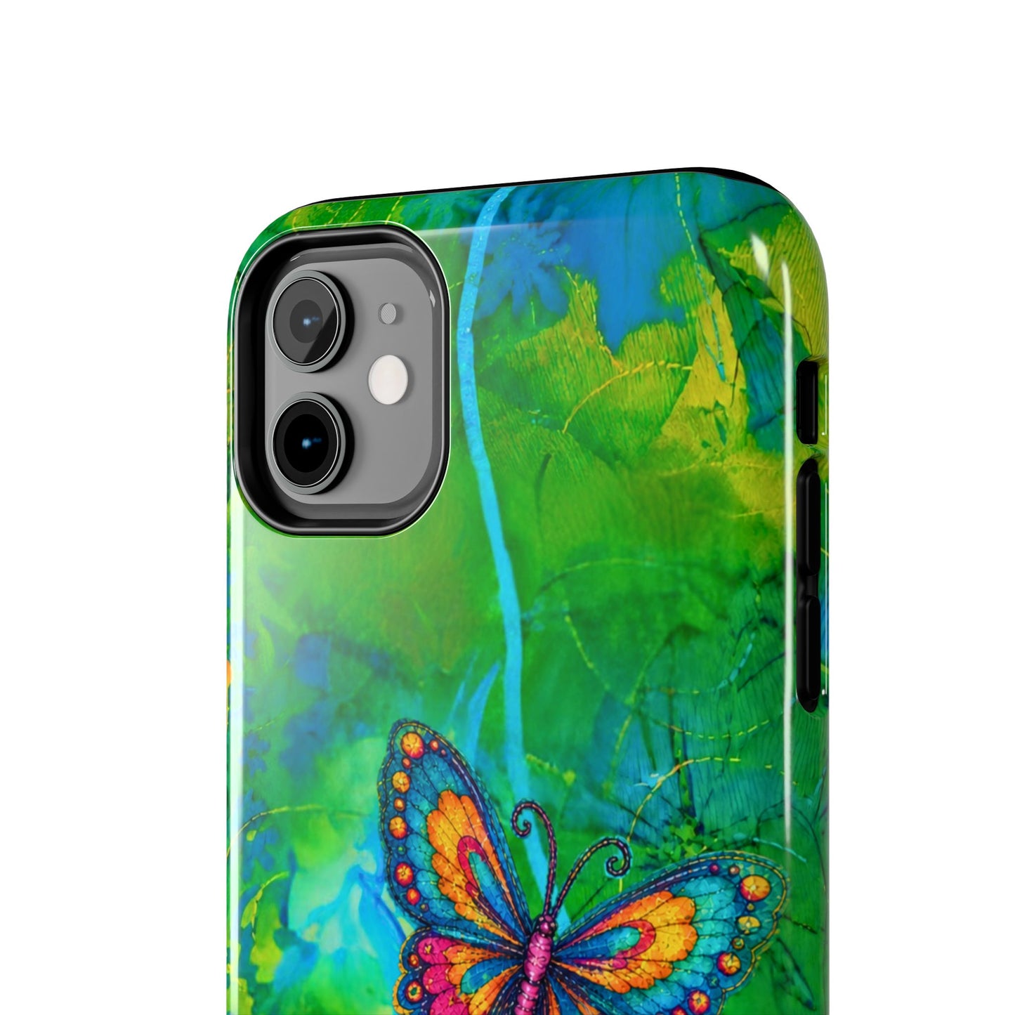 Morning Meditation - Butterfly Garden Tough Phone Case