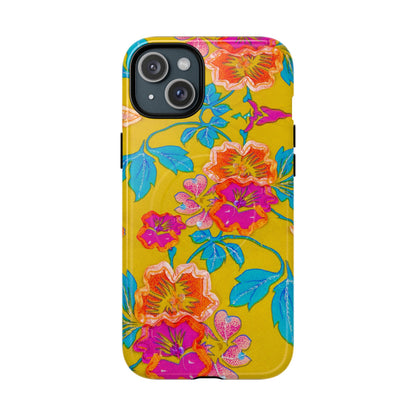 Golden Garden Bloom MagSafe Phone Cases