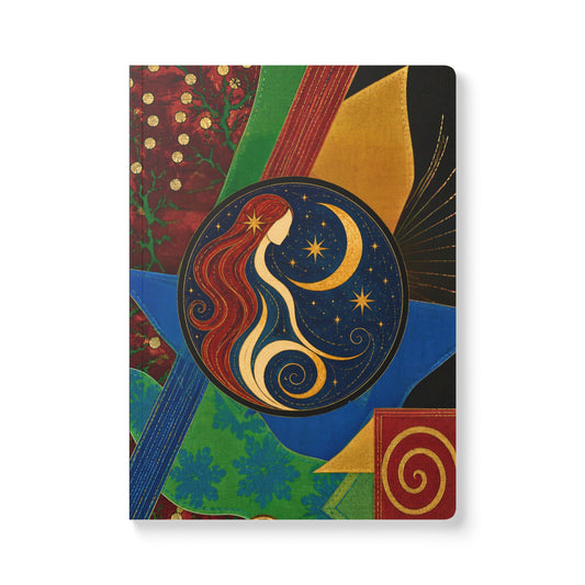 Path to the Sun Moon & Stars - Softcover Journal (with Inside Prints)