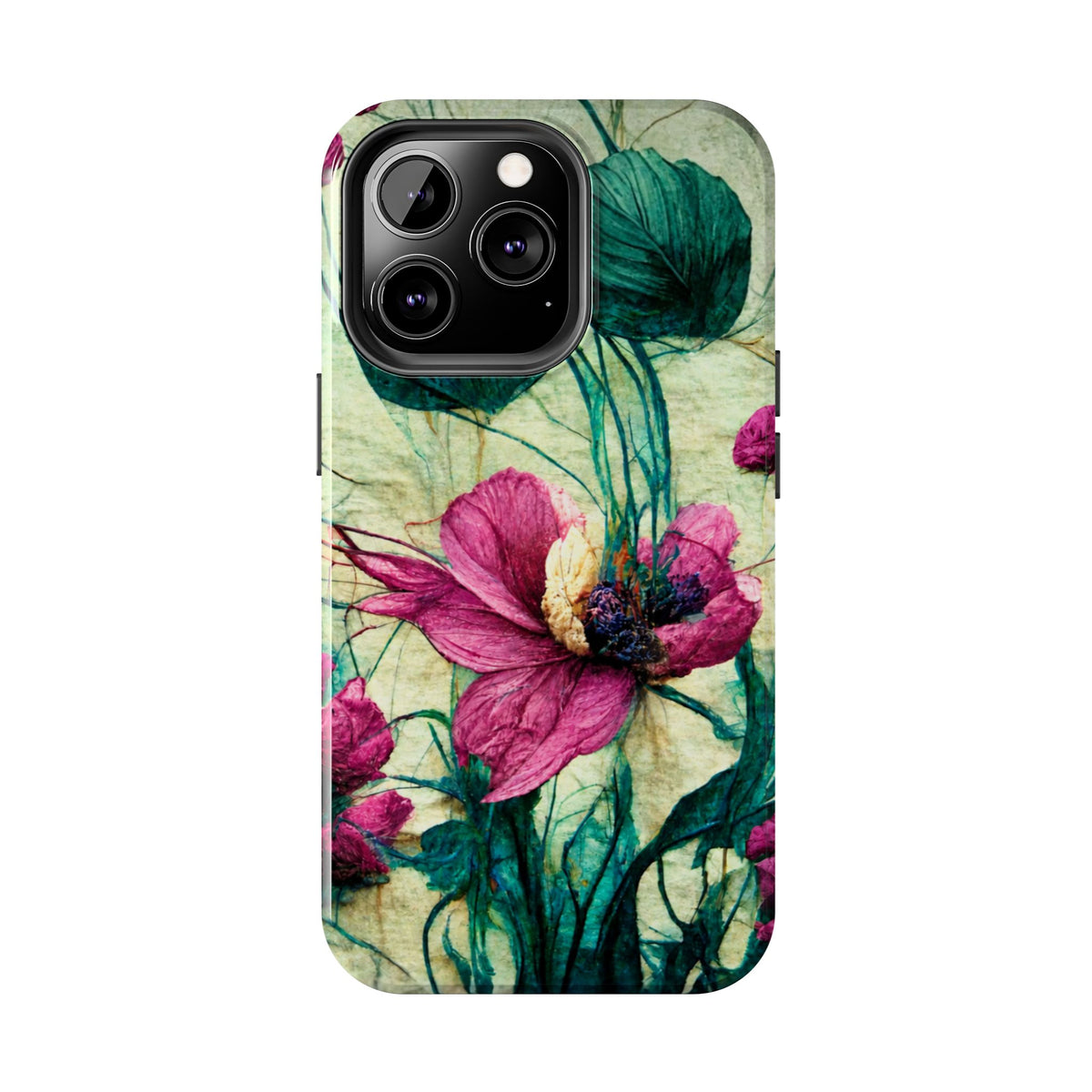Patty's Plum Oriental Poppy Tough Phone Cases