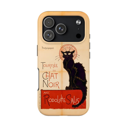 Art Nouveau: The Chat Noir (Black Cat) Tough Phone Cases