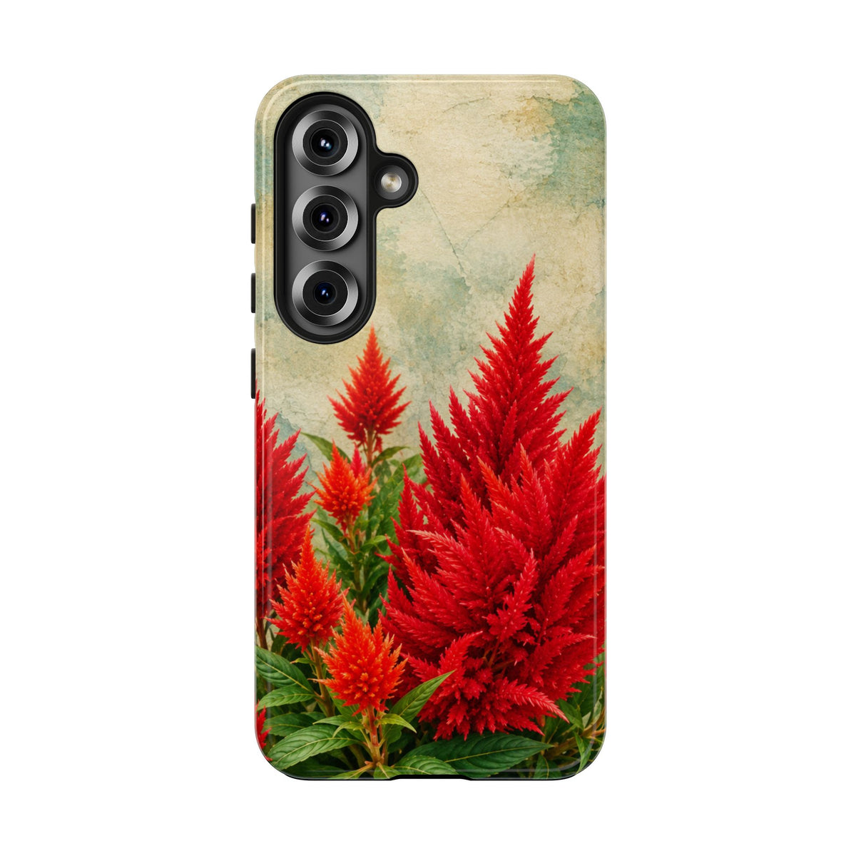 Scarlet Celosia Tough Phone Cases (iPhones & Samsung)