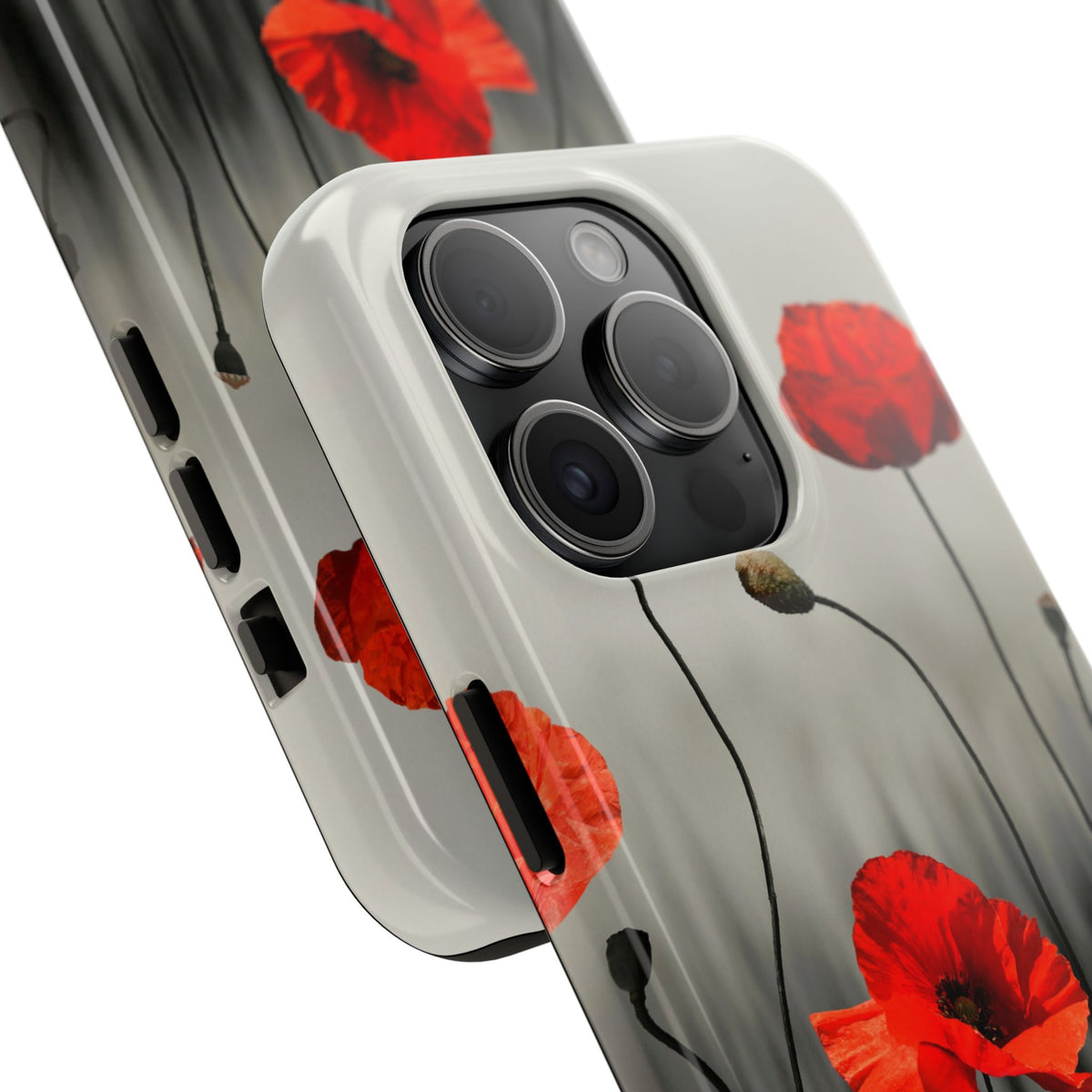 Poppy Modern Art Tough Phone Cases
