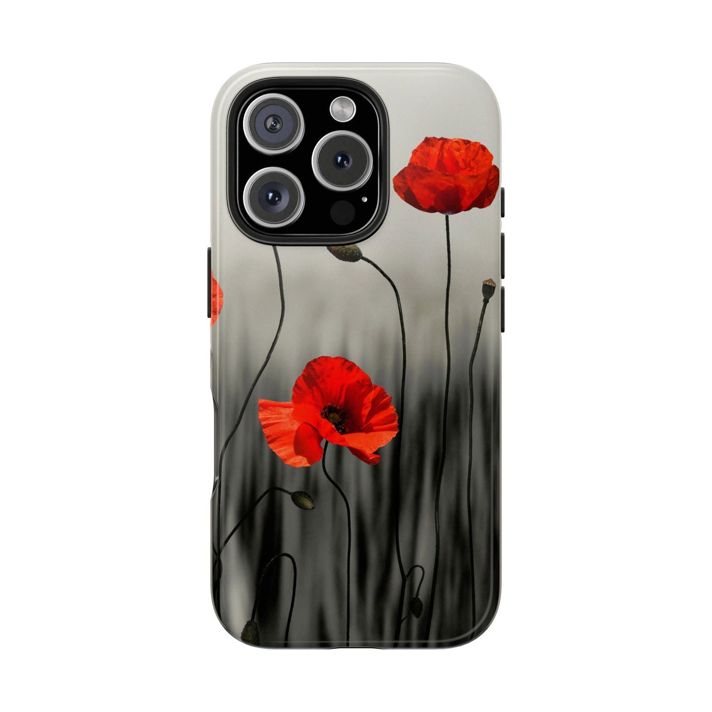 Poppy Modern Art Tough Phone Cases