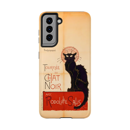 Art Nouveau: The Chat Noir (Black Cat) Tough Phone Cases