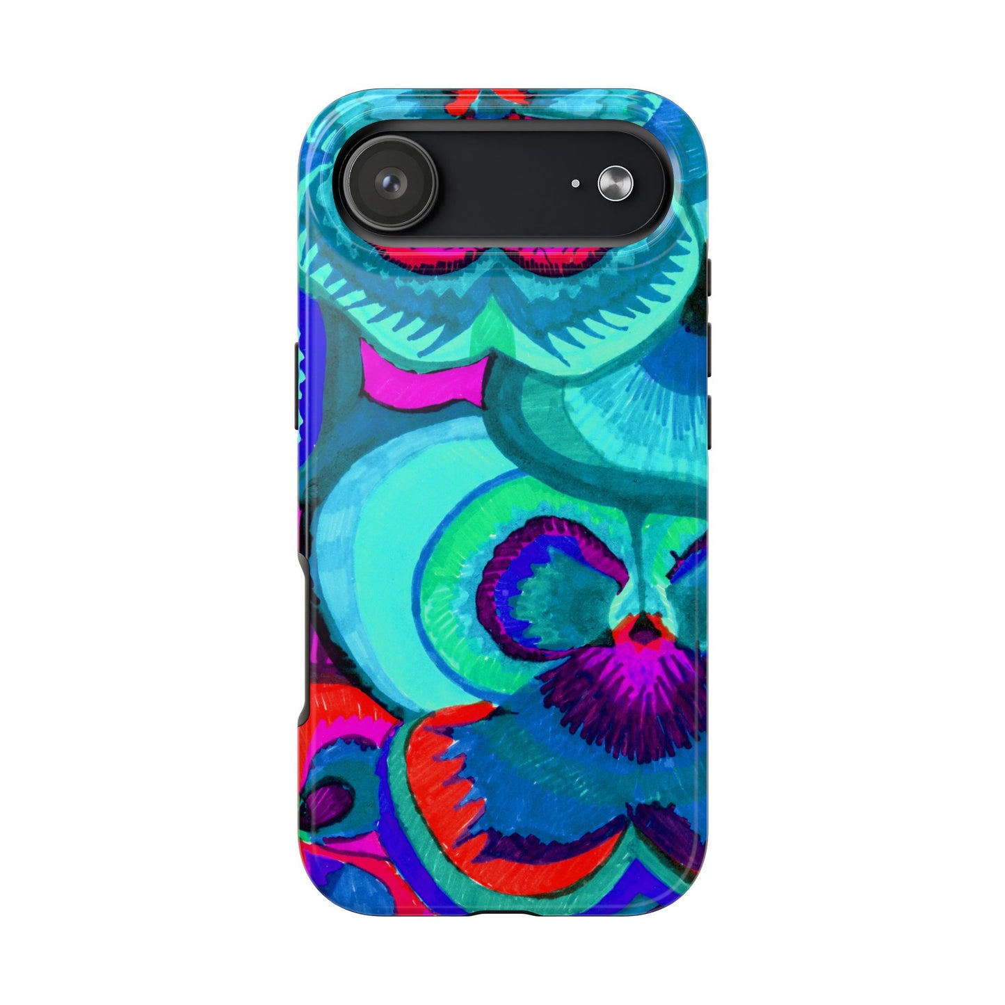 Vibrant Floral Tough Phone Cases