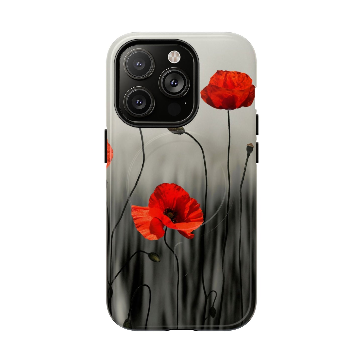 Poppy Modern Art MagSafe Phone Cases