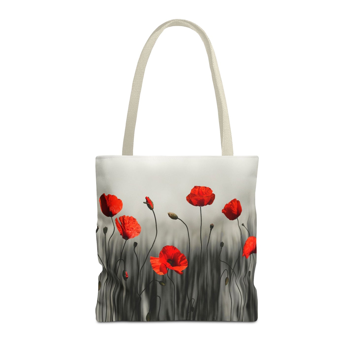 Poppy Modern Art Tote Bag