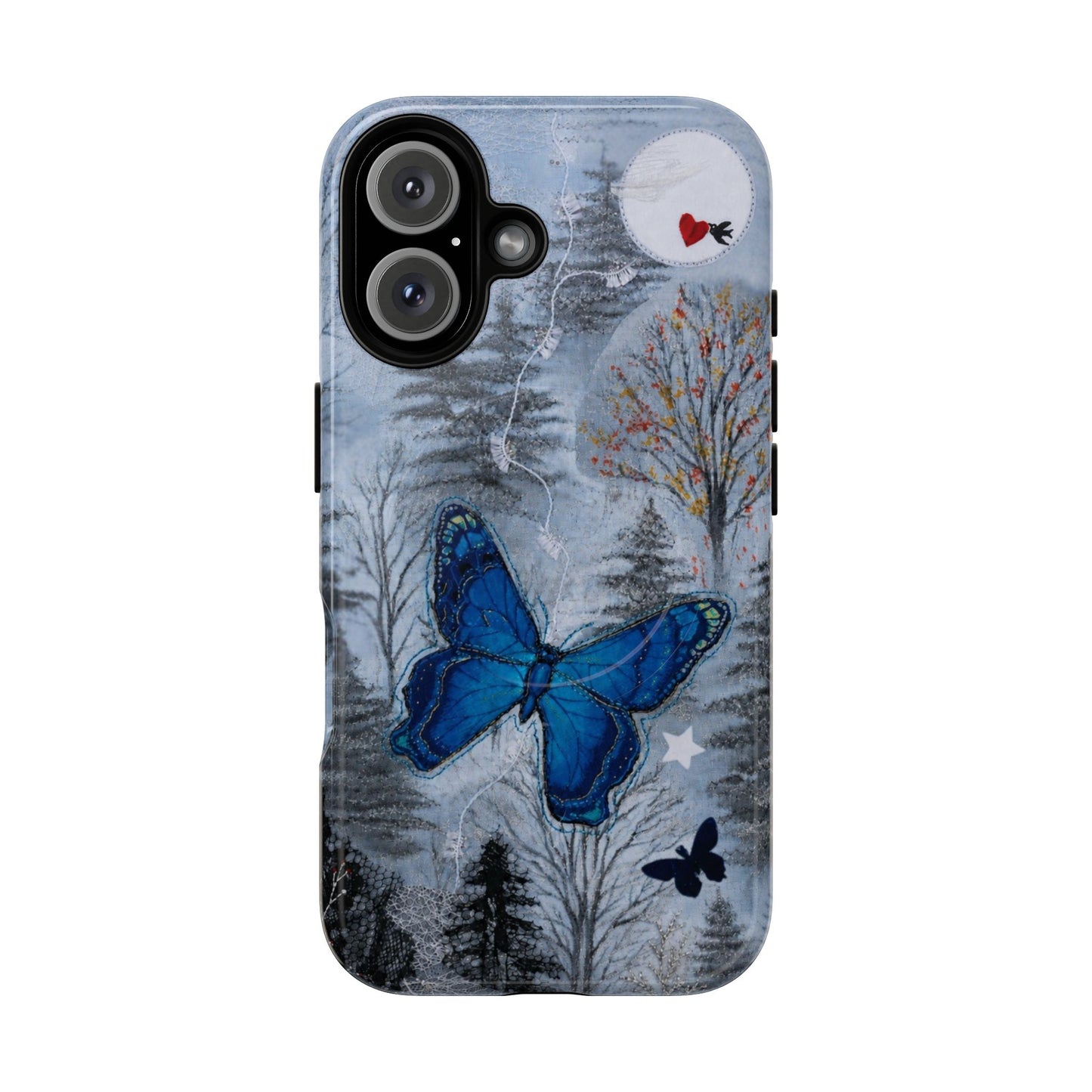 Blue Butterfly MagSafe Phone Cases