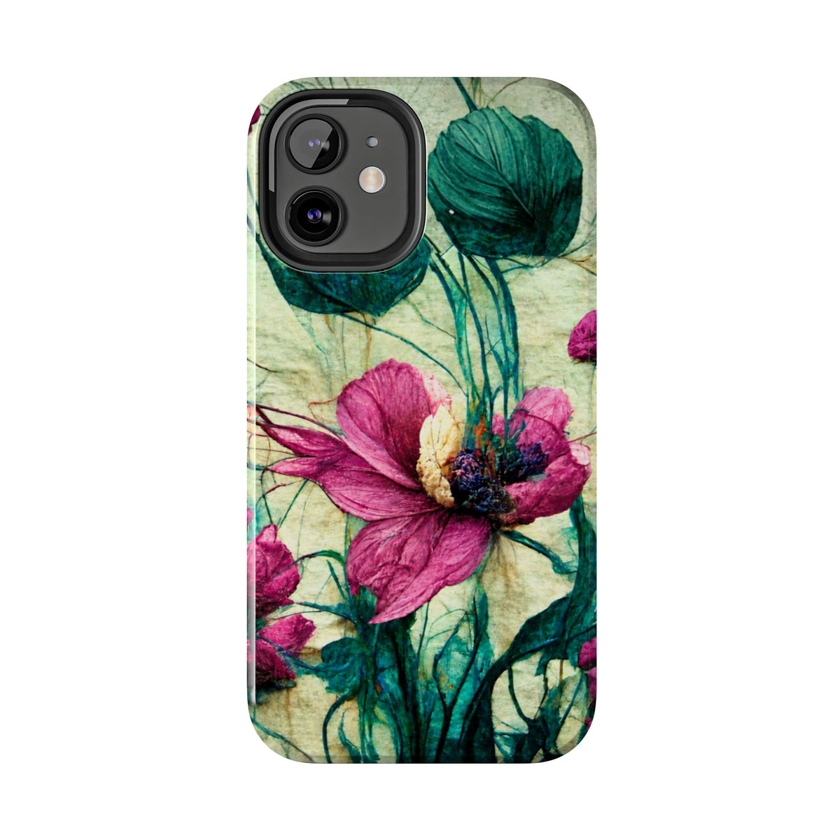 Patty's Plum Oriental Poppy Tough Phone Cases