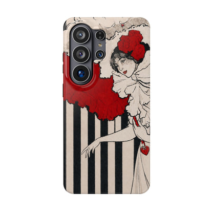 Art Nouveau: Woman in Red Hat Magnetic Phone Case – Samsung Galaxy S26