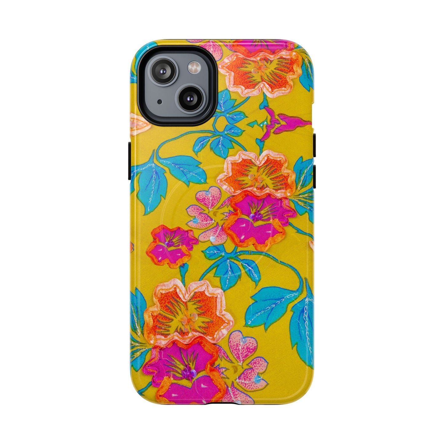 Golden Garden Bloom MagSafe Phone Cases