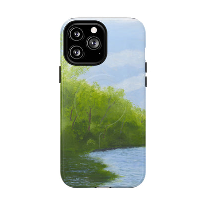 By the River Tough Magnetic Phone Case for iPhone