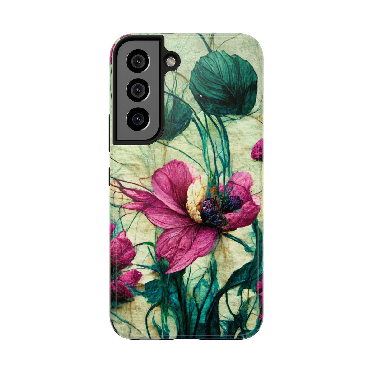 Patty's Plum Oriental Poppy Tough Phone Cases