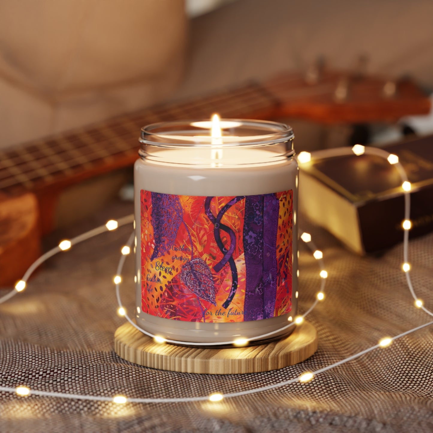 Sleep, Gather Energy & Life  - Scented Soy Candle, 9oz