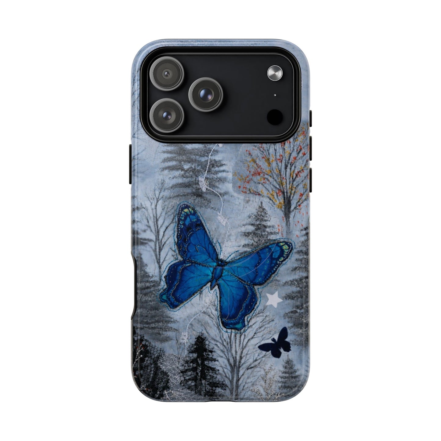 Blue Butterfly MagSafe Phone Cases