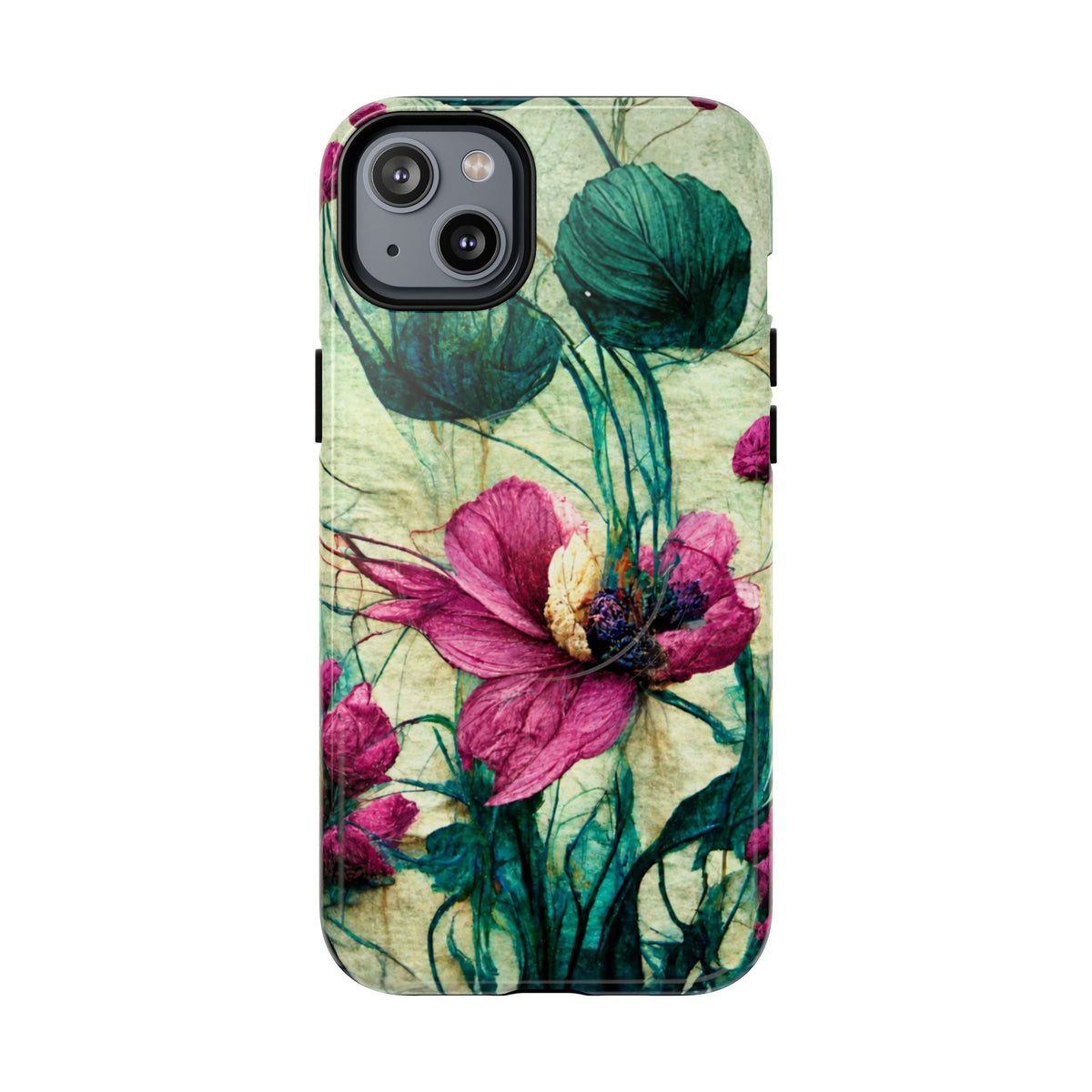 Patty's Plum Oriental Poppy Tough Magnetic Phone Cases for iPhone