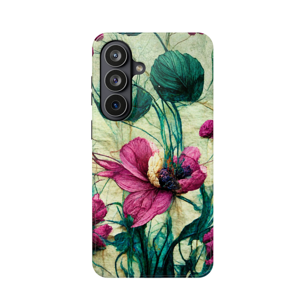Patty's Plum Oriental Poppy Magnetic Phone Cases - Samsung Galaxy S26