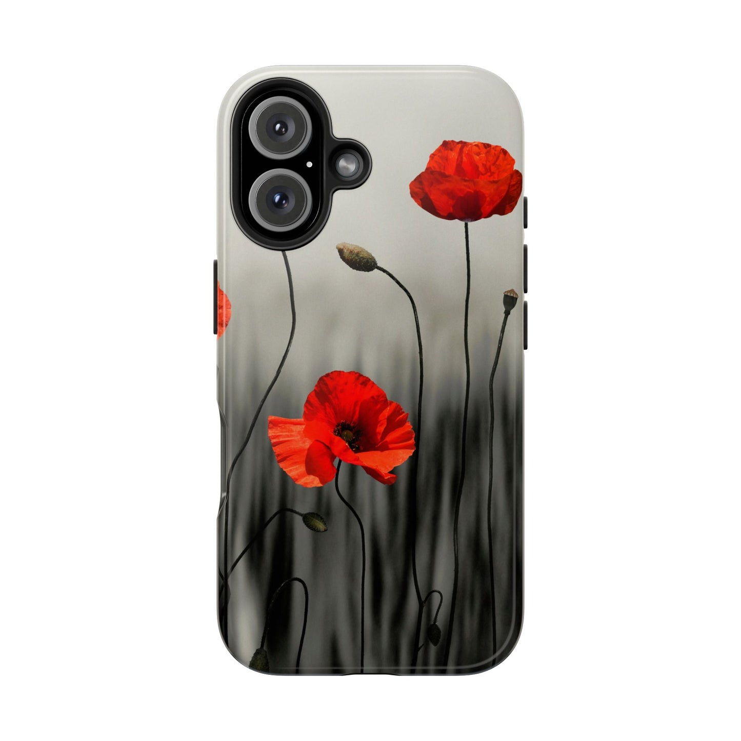 Poppy Modern Art Tough Phone Cases