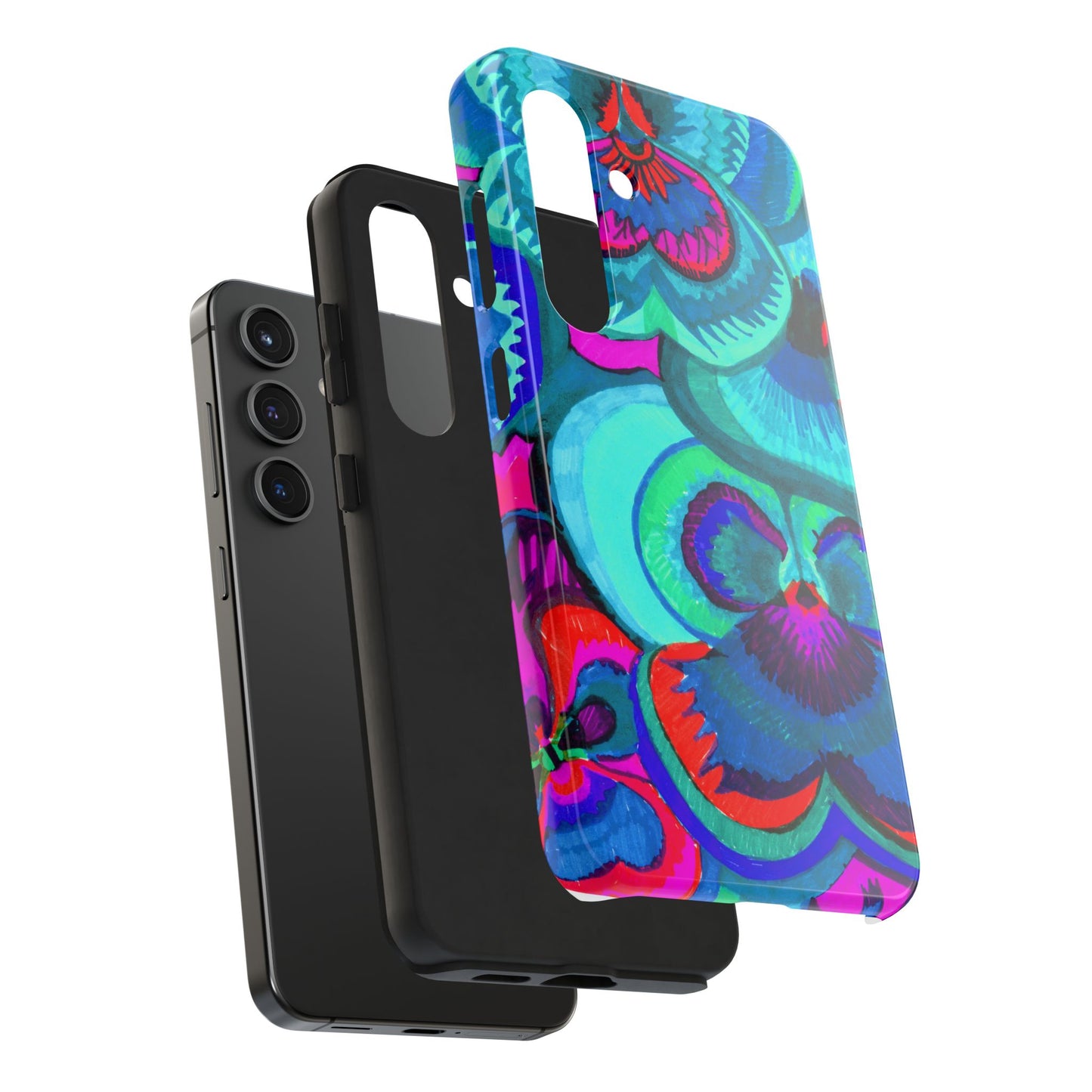 Vibrant Floral Tough Phone Cases
