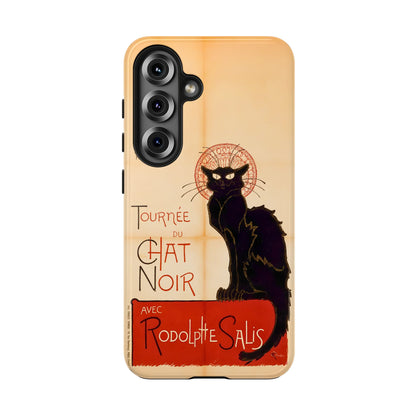 Art Nouveau: The Chat Noir (Black Cat) Tough Phone Cases