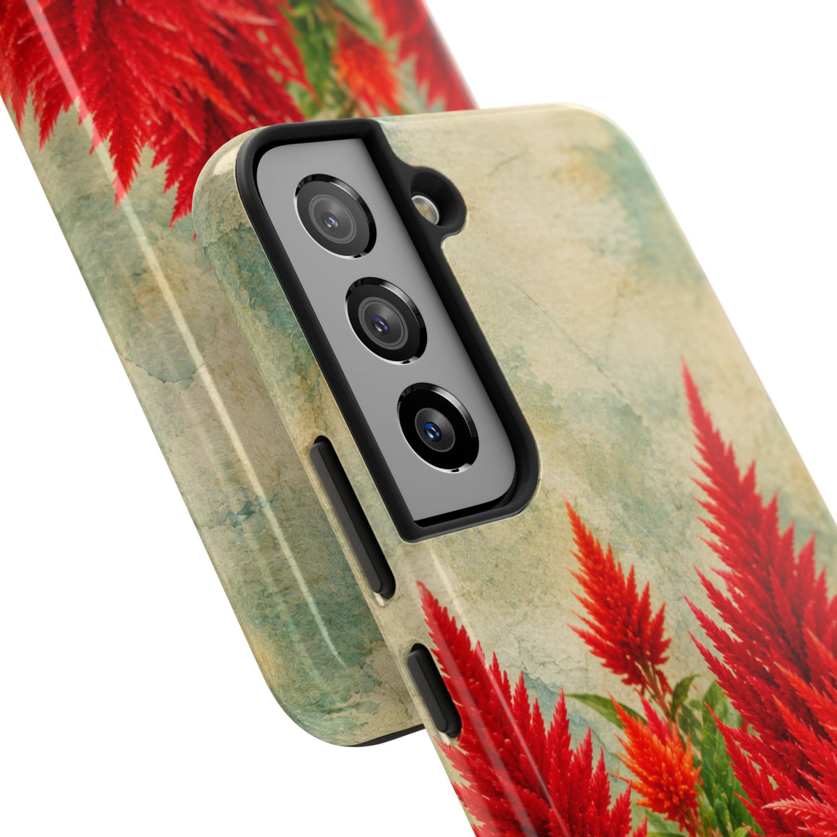 Scarlet Celosia Tough Phone Cases (iPhones & Samsung)