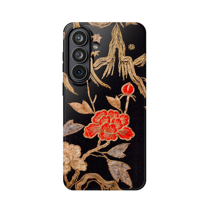 Red Peony and Gold Blossom Magnetic Phone Case - Samsung Galaxy 26