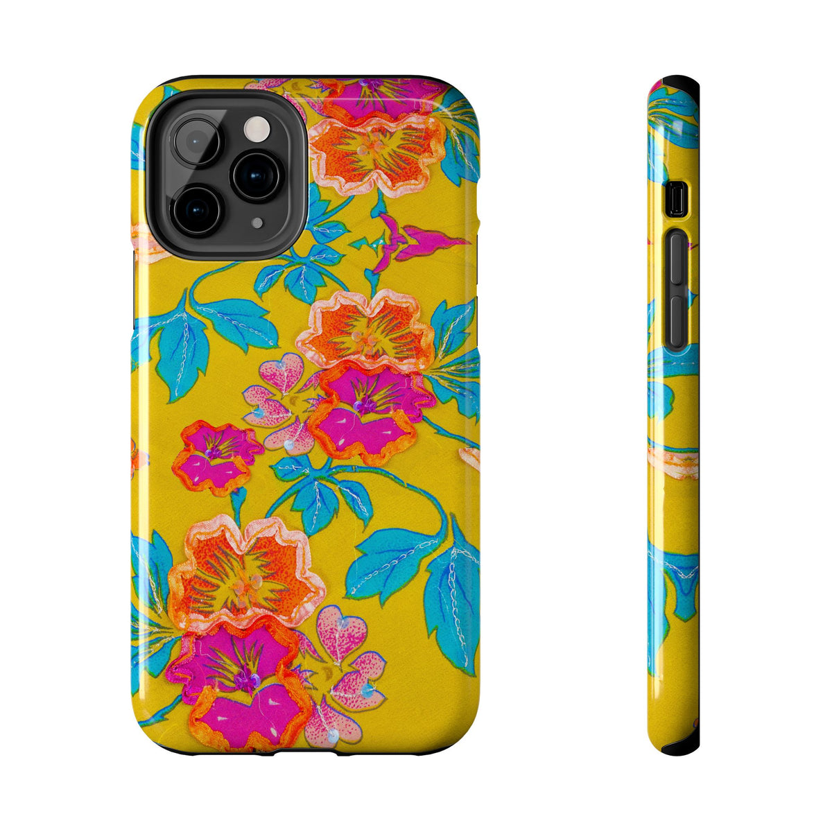 Golden Garden Bloom Tough Phone Cases