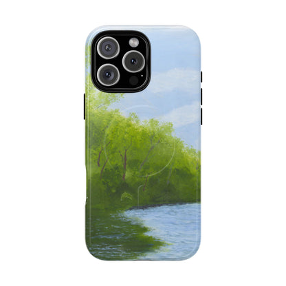 By the River Tough Magnetic Phone Case for iPhone