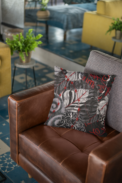 The Whispering Wind Square Poly Canvas Pillow