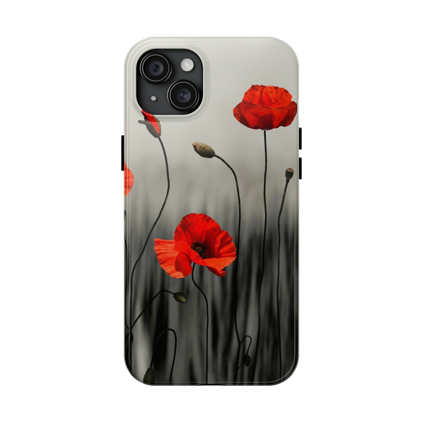 Poppy Modern Art Tough Phone Cases