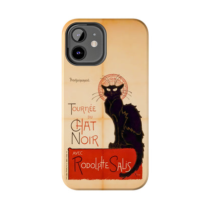 Art Nouveau: The Chat Noir (Black Cat) Tough Phone Cases