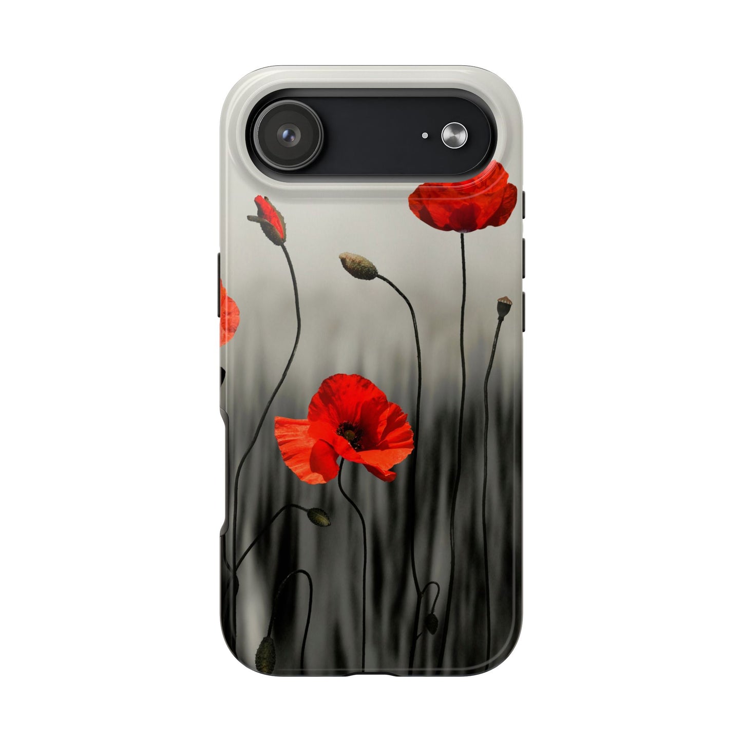 Poppy Modern Art Tough Phone Cases